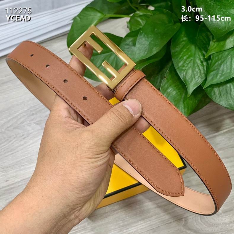 Fendi Belt 30mmX95-115cm 8L06